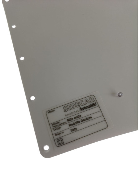 Artemide 960170 side-car milo diffuseur de nuit glycine